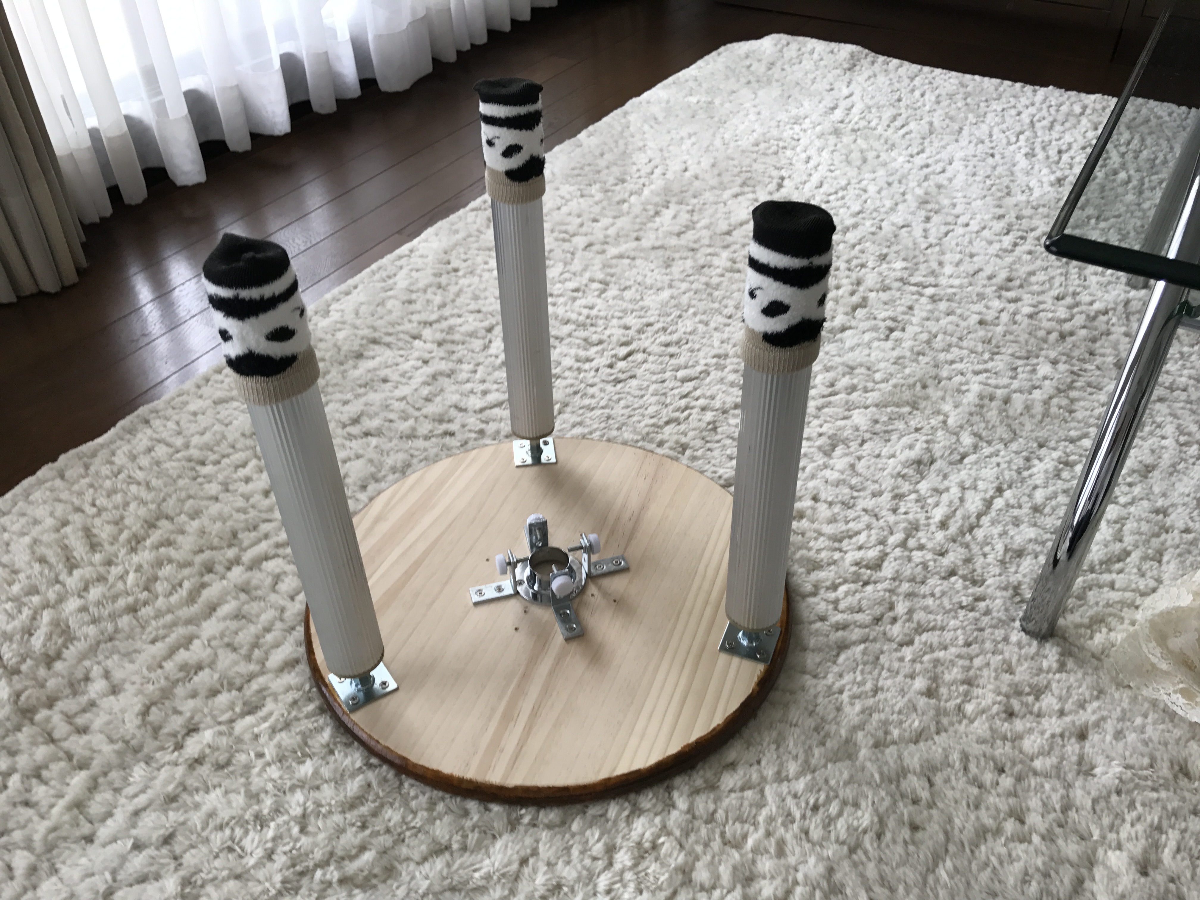 カングーのカフェテーブル使用シーン4