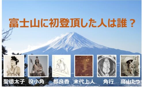 富士山に初登頂したのは誰？